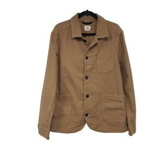 Flint and Tinder Chore Jacket Men's L Tan Utility Field Casual Barn Hunting